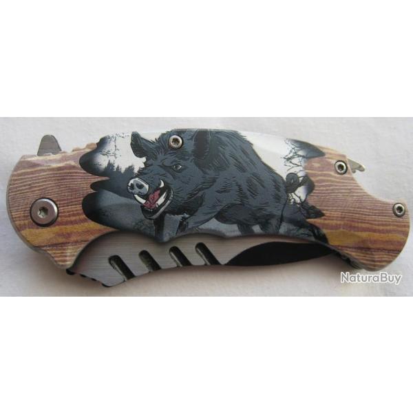 COUTEAU DE COLLECTION  SANGLIER - R�f.243