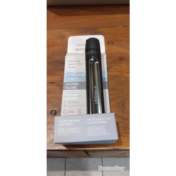 Paille filtration d'eau Lifestraw