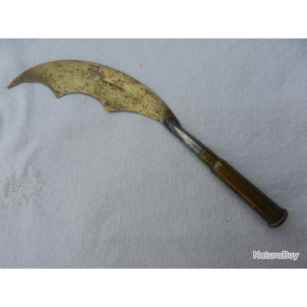 artisanat de tranch�e ouvre lettres fabriqu� avec une cartouche