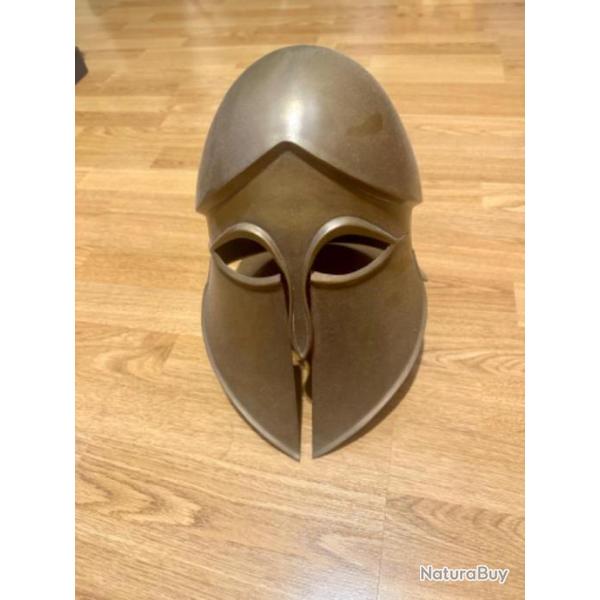 Casque grec Corinthien Bronze reproduction