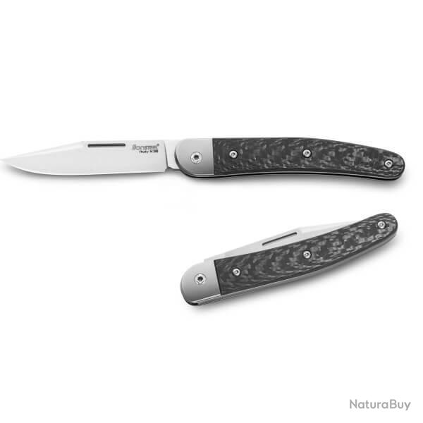 JK3.CF Couteau pliant Lionsteel "Jack" carbone 3 pi�ces