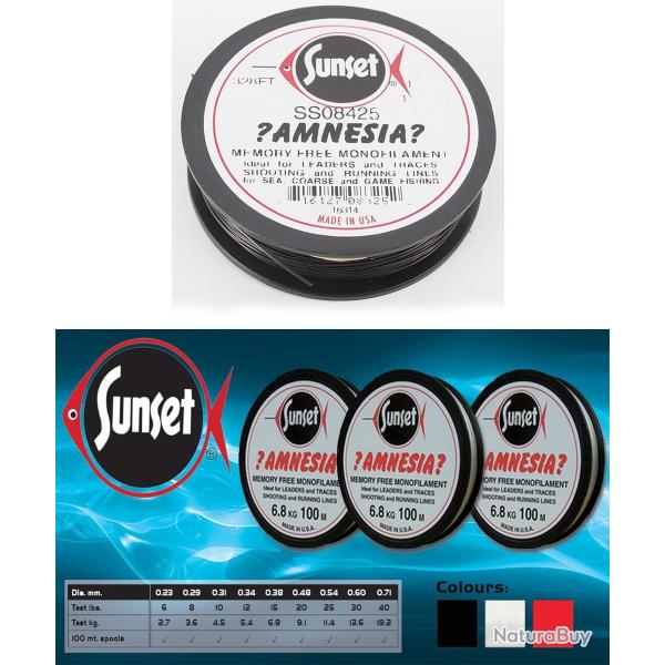 Fils Amn�sia Sunset noir 3,6Kg