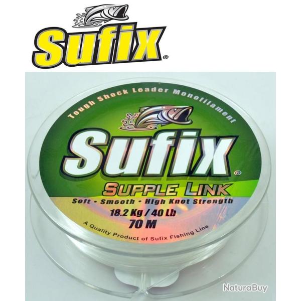 Fils Sufix supple link Blanc 6,8 Kg