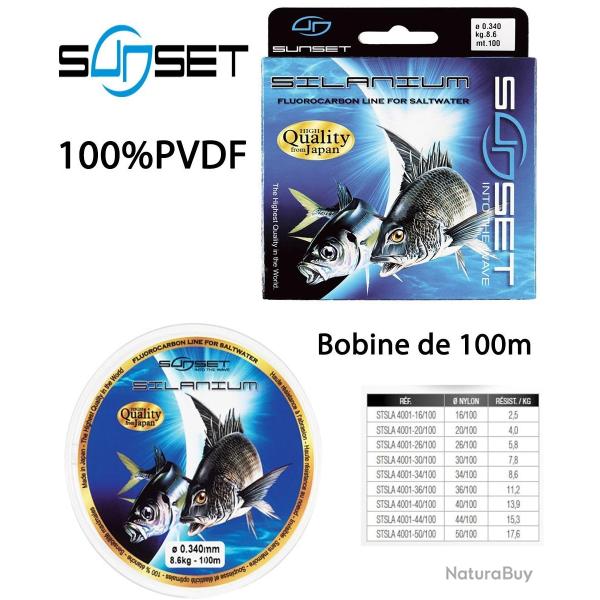 Fluorocarbone Silanium Sunset 20/100