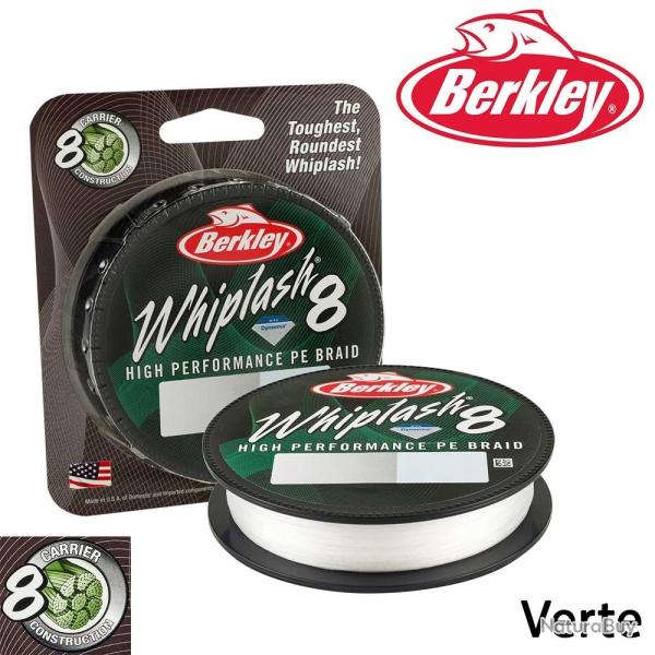 Tresse Berkley Whiplash verte 8 brins. 28/100