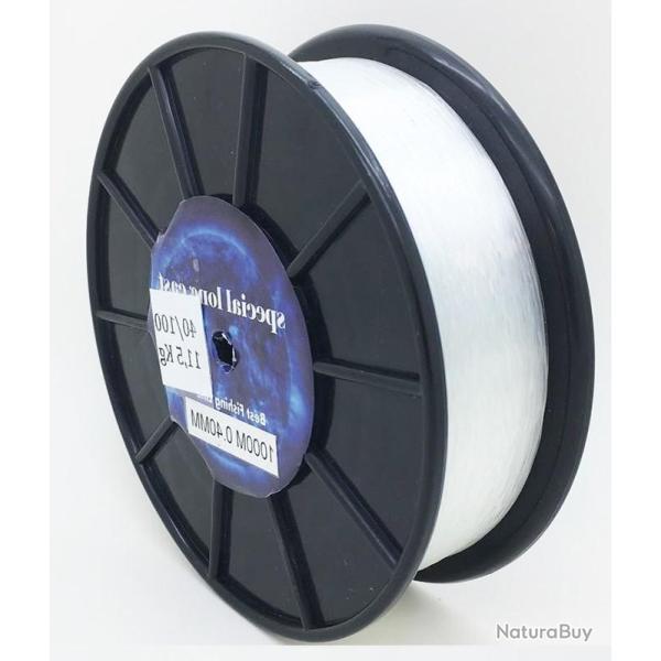 Big bobine / Fil nylon longue distance blanc 50/100