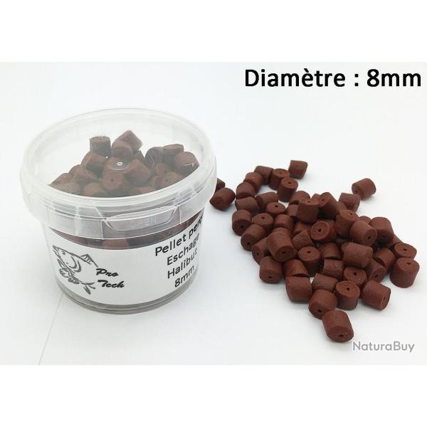 Pellets perc�s / eschage Halibut Rouge 8mm