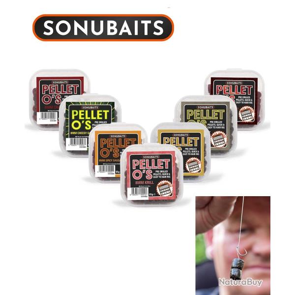 PELLET O'S PERCES 8MM SONUBAITS N� 1