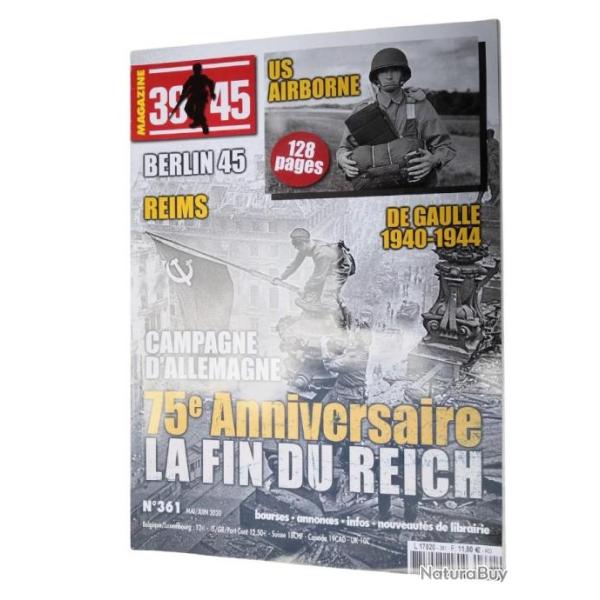 Magazine 39/45 n� 361 75� Anniversaire de la fin du Reich