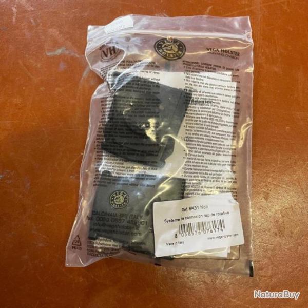 VEGA HOLSTER Ref. 8K31 Noir Systeme de connexion rapide rotative.