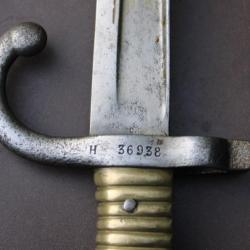 BAIONNETTE CHASSEPOT FABRICATION D'URGENCE