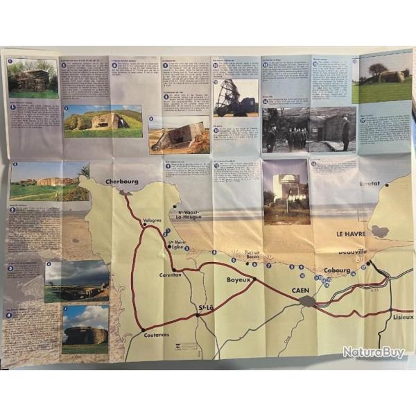 Carte du mur de l'atlantique