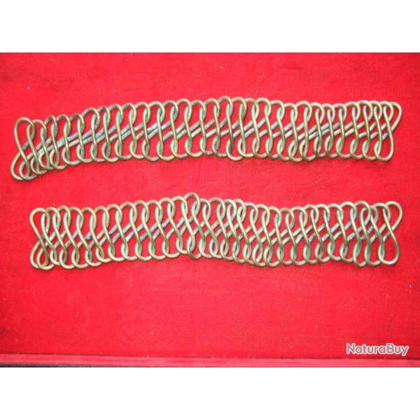 Paire de chainettes-gourmette de pattes d'�paules de Cuirasse de Cuirassier de la Garde N III.