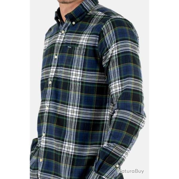 Chemise Barbour crossfell tailored shirt bleu Taille : M