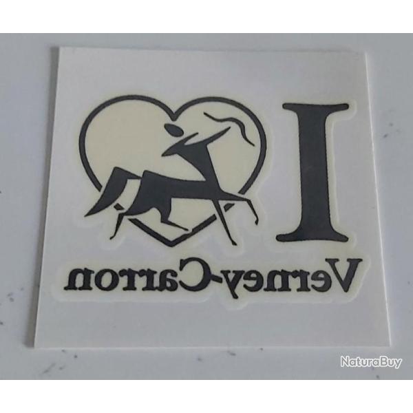 Superbe autocollant J'aime  Verney Carron