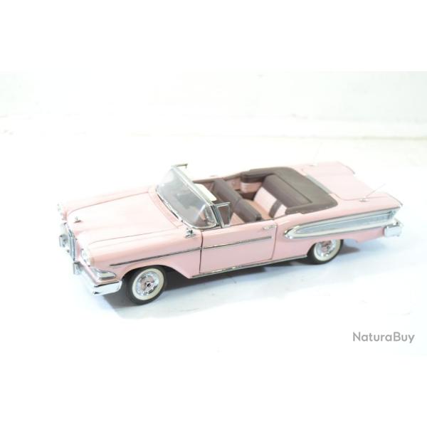 Vhicule miniature Edsel Citation 1958 franklin mint 1/24 1:24. Miniature voiture amricaine