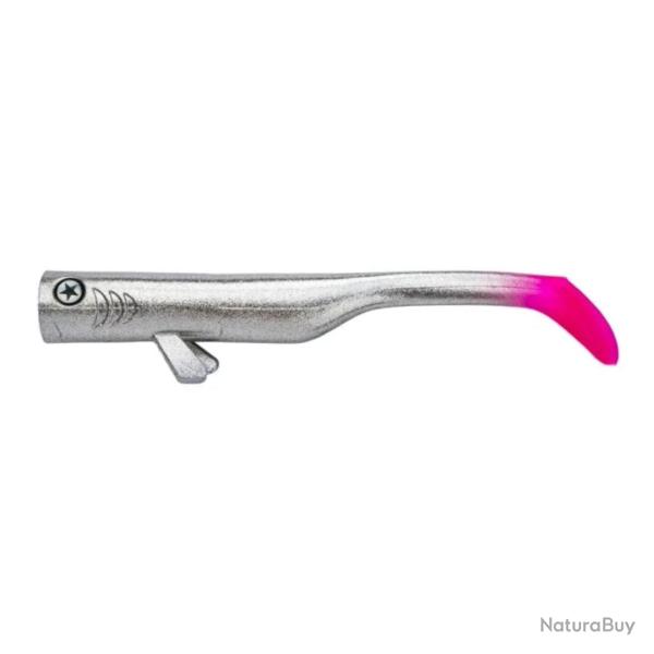 Leurre Souple LMAB Drunk Bait 20cm 20cm A l'unit� 50g Chrome Pink Tail