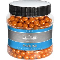 BILLES PAINTBALL BIO ORANGE CAL 68 SPORT PAB 68 X500