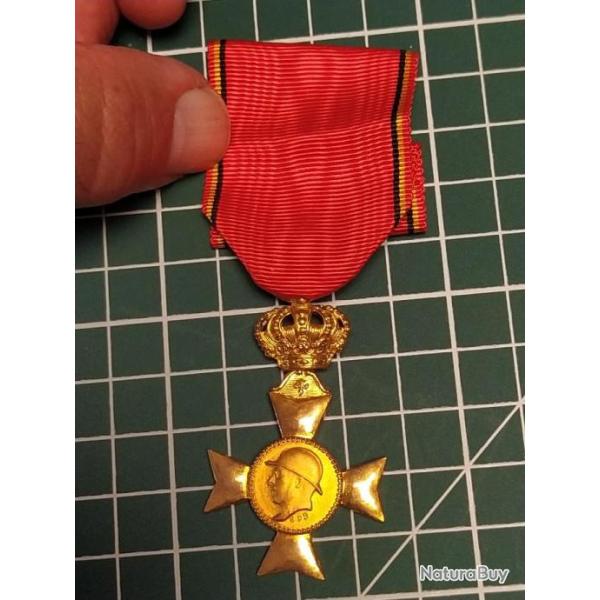 MEDAILLE CROIX DES VETERANS DU ROI ALBERT 1ER, BELGIQUE