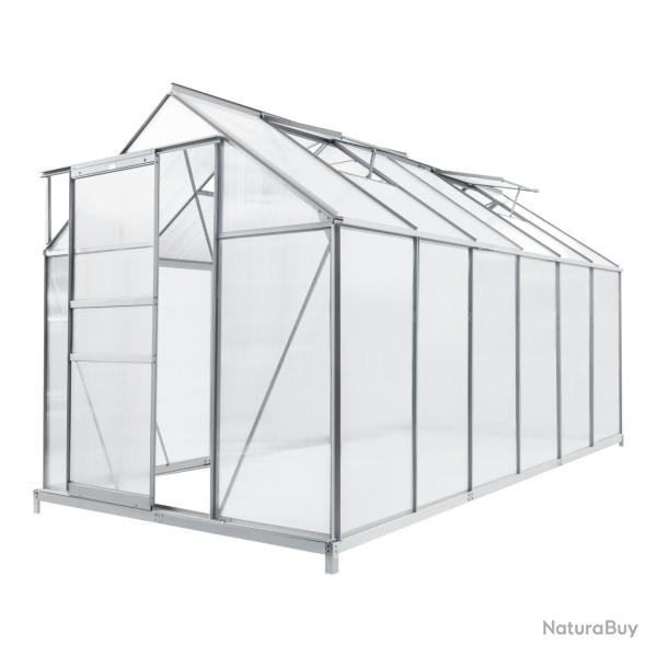 Serre de jardin � porte coulissante en polycarbonate 7,03 m� 03_0008254