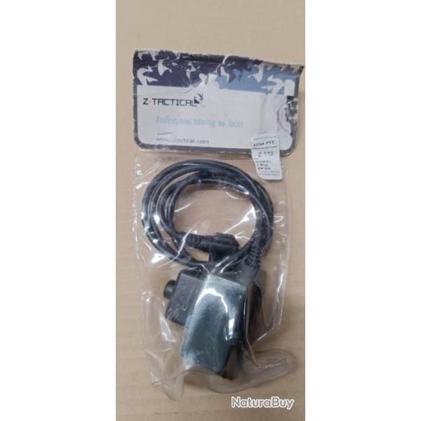zU94 PTT zPeltor Z-TACTICAL version motorola 2 way (P)