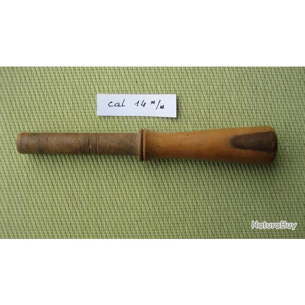 Bourroir  cal  14 mm  modification  d'un  cal  16