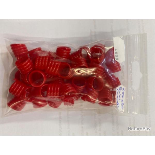 Anneaux de marquage spirale taille 10mm x 50 unit�s  poulets / canards