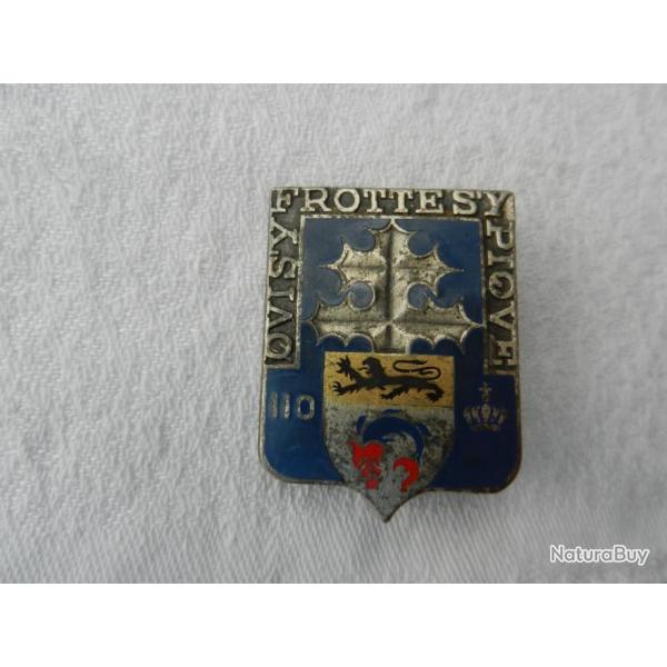 insigne militaire rgimentaire franais 110 rgiment d'infanterie