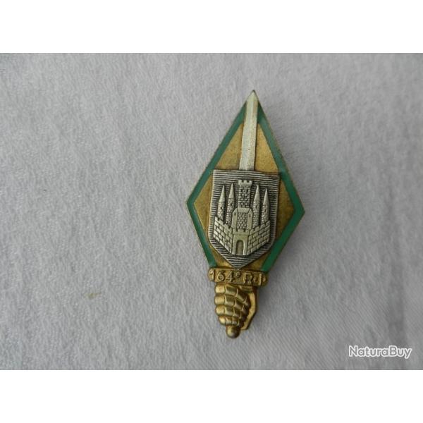 insigne militaire 164me rgiment d'infanterie