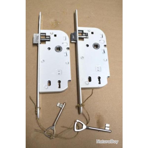 Lot de deux serrure de chambre