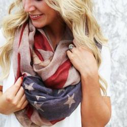 Echarpe au DRAPEAU AMERICAIN pour  JEEP Willys HARLEY DAVIDSON INDIAN FOULARD BIKER  new?