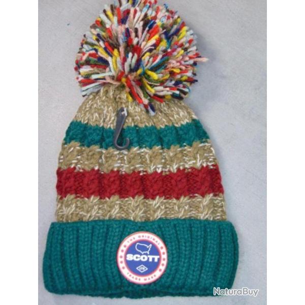 bonnet double polaire scott VERT