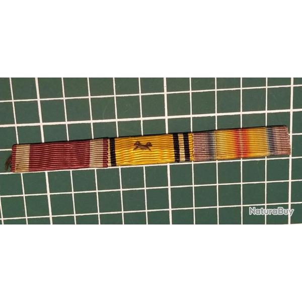 BARRETTE DE RAPPELS  DE MEDAILLES BELGES ORDRE DE LA COURONNE,COMMEMORATIVE 40/45,  LIBERATION 14/18