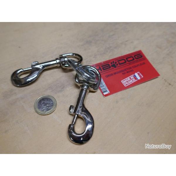 gros mousqueton double