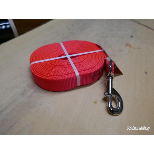 longe textile plat de 5m x25mm x2.5mm avec mousqueton