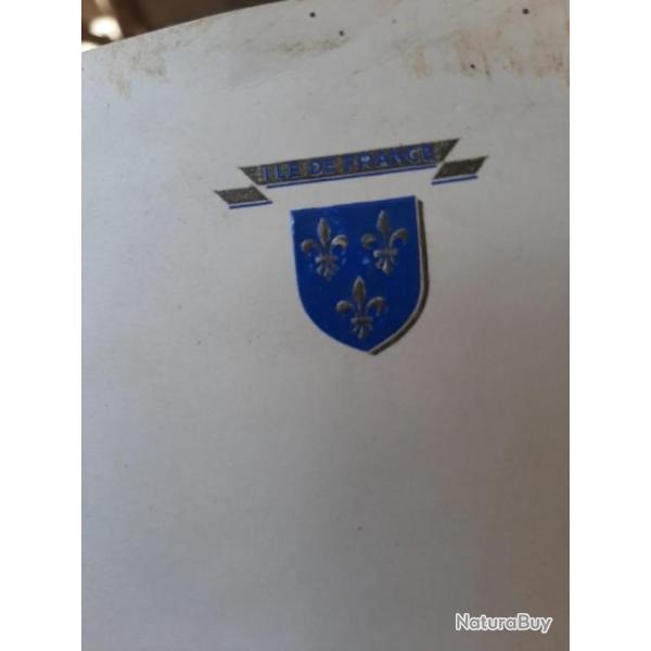 Petite pochette de menu du paquebot ile de France. Compagnie g�n�rale transatlantique