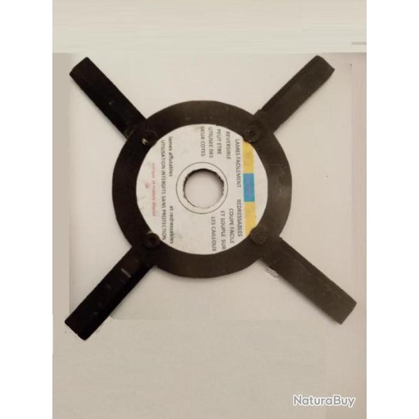 Lame r�tractable pour d�broussailleuse 4 dents