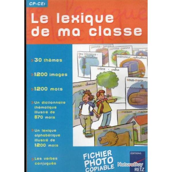 le lexique de ma classe cp-ce1,