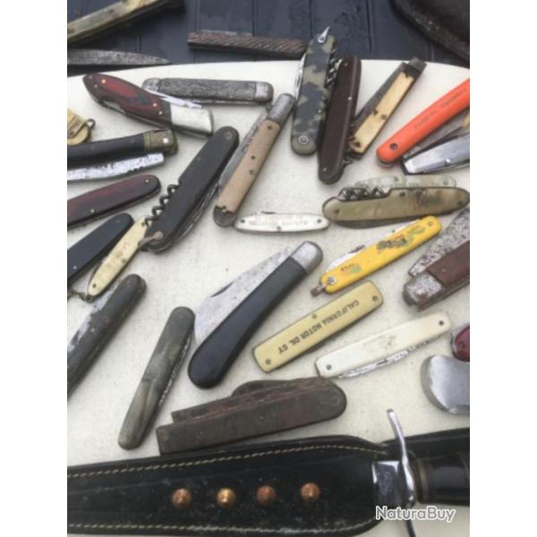 Lot de couteau de. Poche