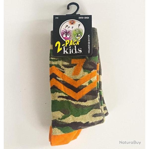 CHAUSSETTES ENFANTS STYLE CAMOUFLAGE