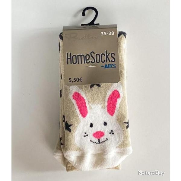 CHAUSSETTES ENFANTS ANTI DERAPANTES LAPINS