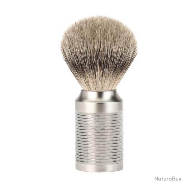 091M94 Blaireau Muhle Rocca pur argent� inox bross�