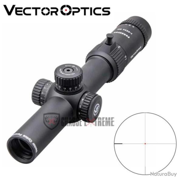 Lunette VECTOR OPTICS Forester 1-5x24 G2 VFD2 Noir