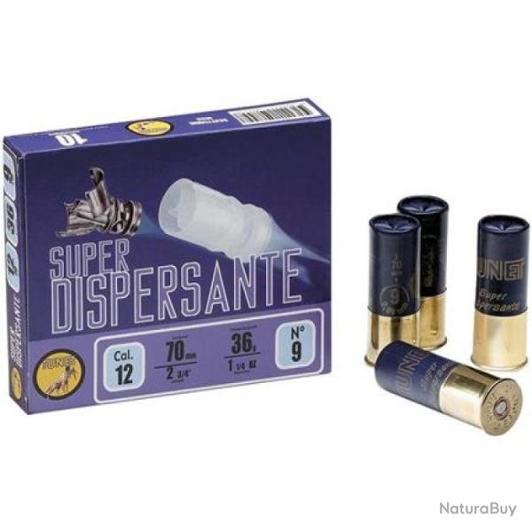 Cartouches Tunet Super Dispersante Cal. 12 70 Par 10