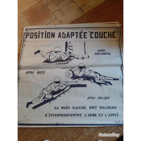 Grande affiche de stand de tir militaire 5