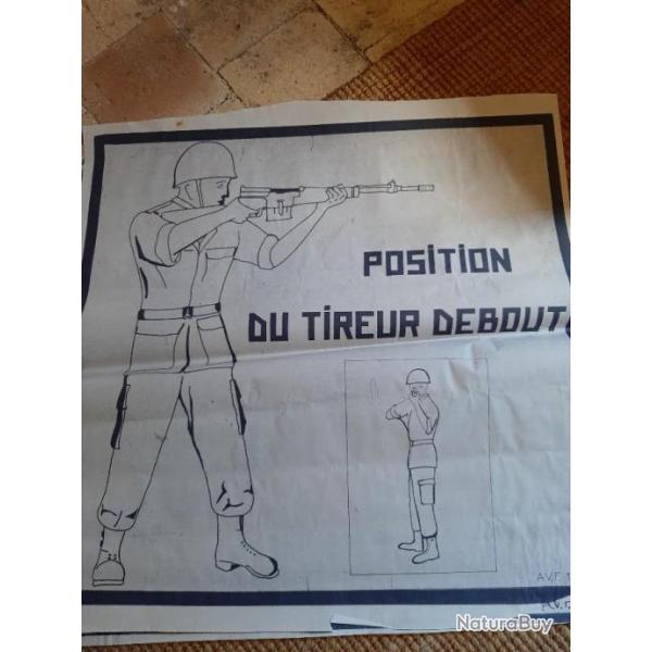 Grande affiche de stand de tir militaire 6