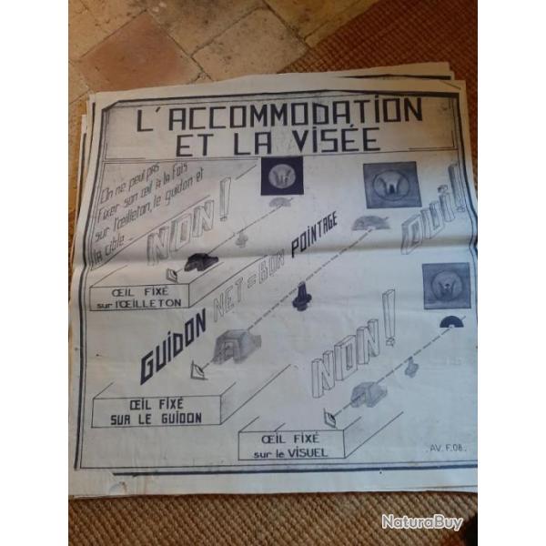 Grande affiche de stand de tir militaire 9