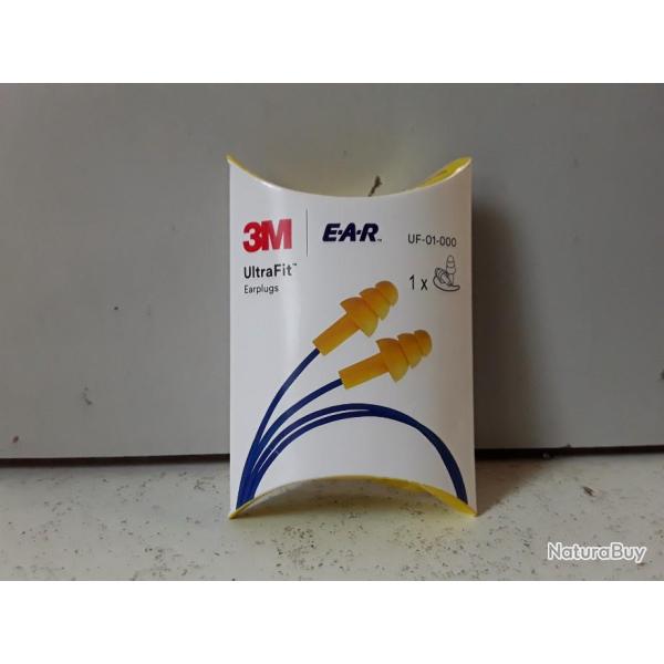BOUCHONS D'OREILLE 3M ULTRA FIT EAR +CORDON