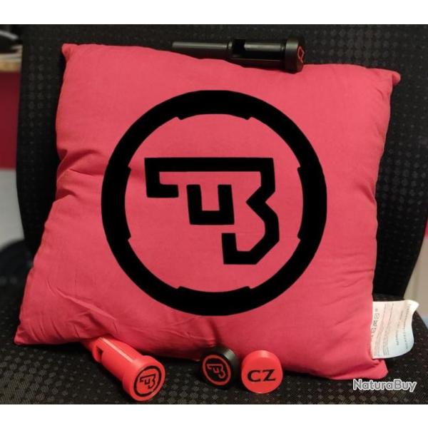 COUSSIN - Coussin avec customisation en vinyle CZ / GLOCK / RUGER / BERGARA - Id�e cadeau
