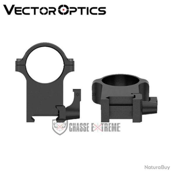 Collier VECTOR OPTICS Acier Weaver 30mm Medium